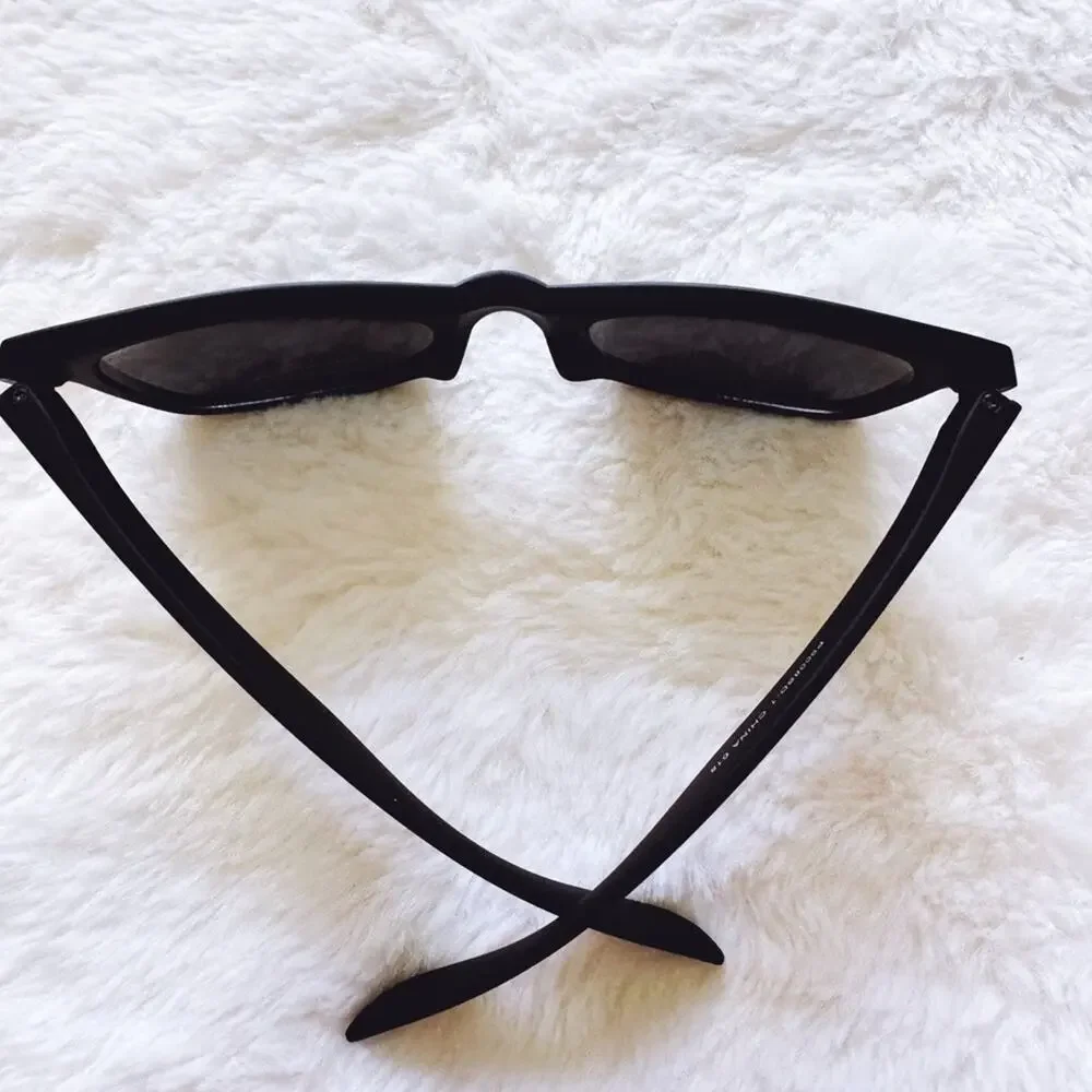 Luke Matte Black Polycarbonate Sunglasses